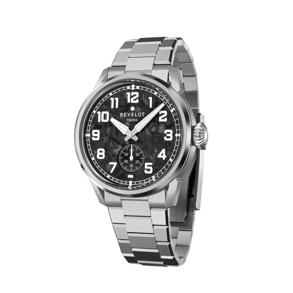 Revelot Men's Collection | Terra Forged Carbon Luminova Steel