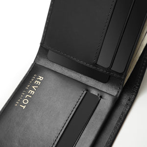 Waxed Leather Slim Wallet / W2V2