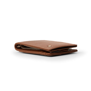 Saffiano Brown Slim Wallet Pro / W4