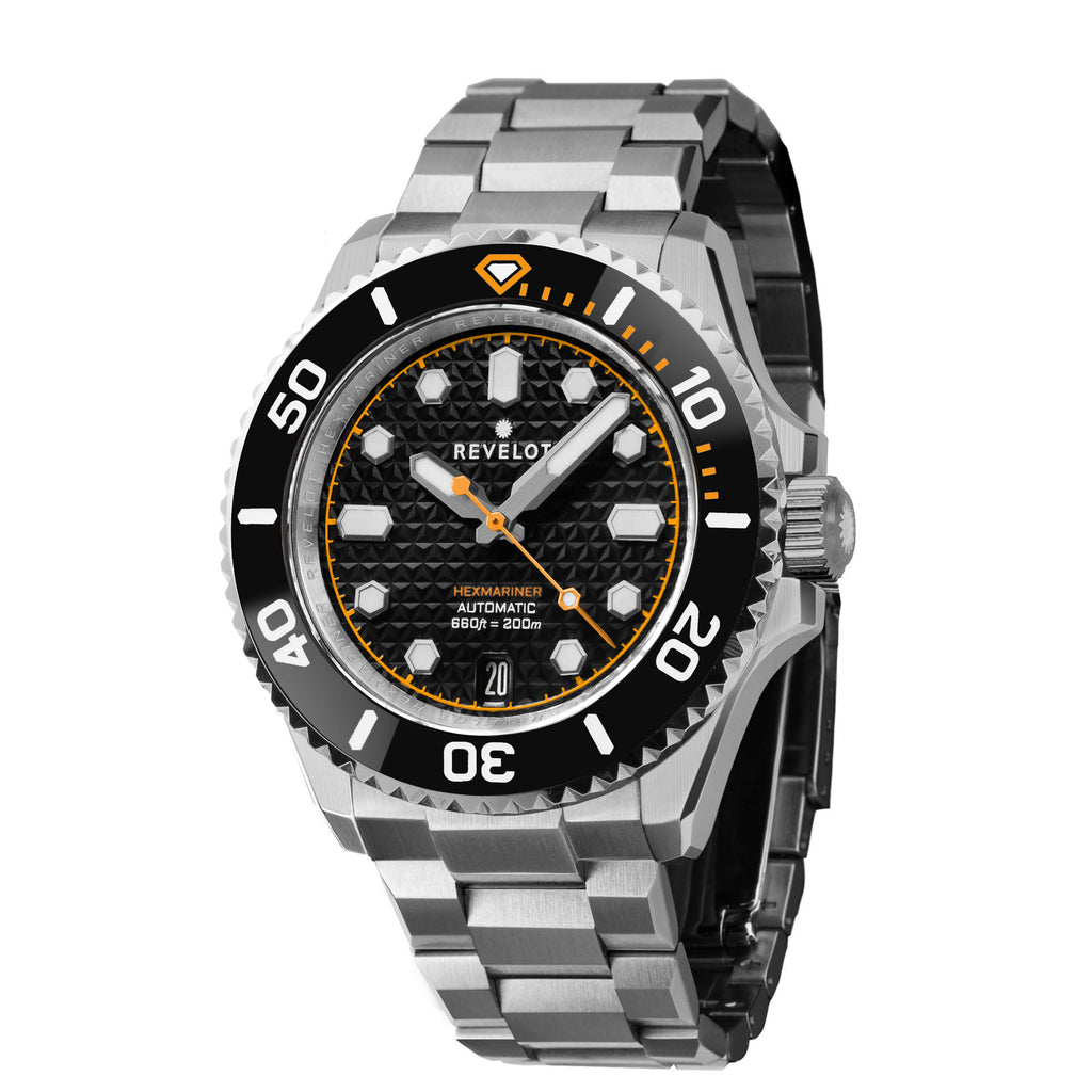 Revelot Men's Collection | Hexmariner 39 Black Ember Steel – REVELOT