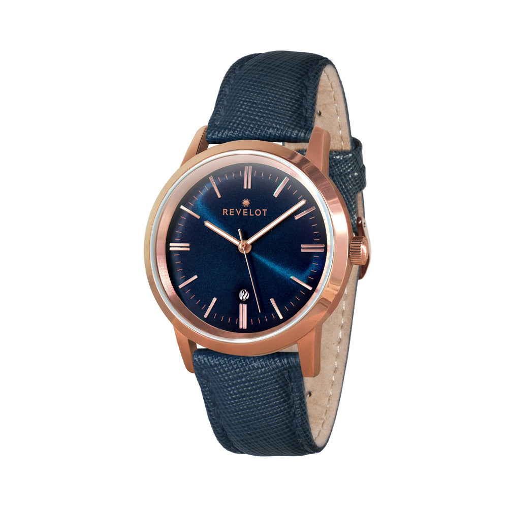 Revelot Men's Collection | R1 Classic Chronograph - Silver/Rose Gold ...
