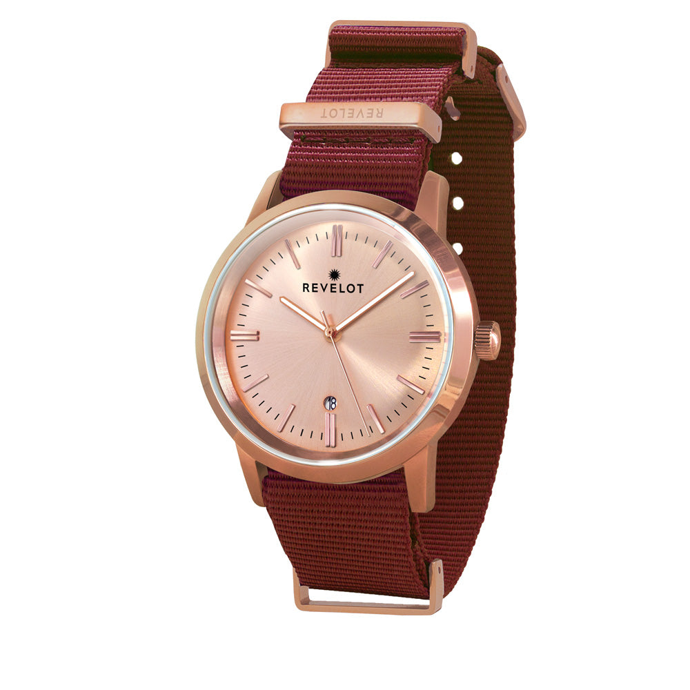 Revelot Men's Collection | R1 Classic Chronograph - Silver/Rose Gold ...