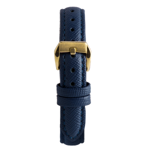 Blue saffiano strap