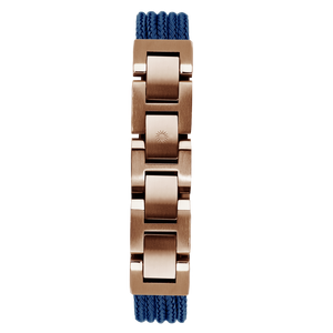Rose Gold/Blue Stainless Steel Cable