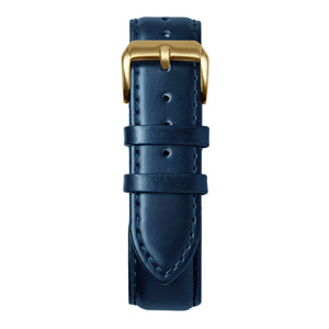 20' Blue Oxford Leather Strap
