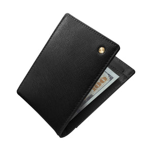 Saffiano Black Slim Wallet Pro / W4
