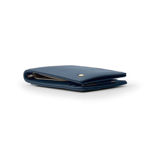 Saffiano Blue Slim Wallet Pro / W4