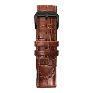 22' Brown Bamboo Leather Strap